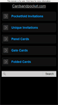 Mobile Screenshot of cardsandpocket.com