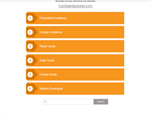 Tablet Screenshot of cardsandpocket.com